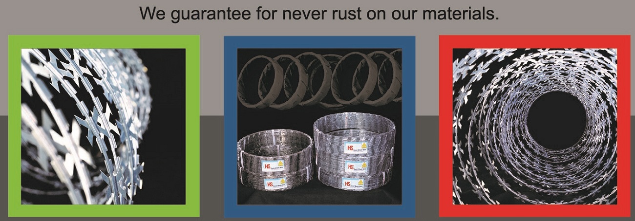 razor blade wire in myanmar